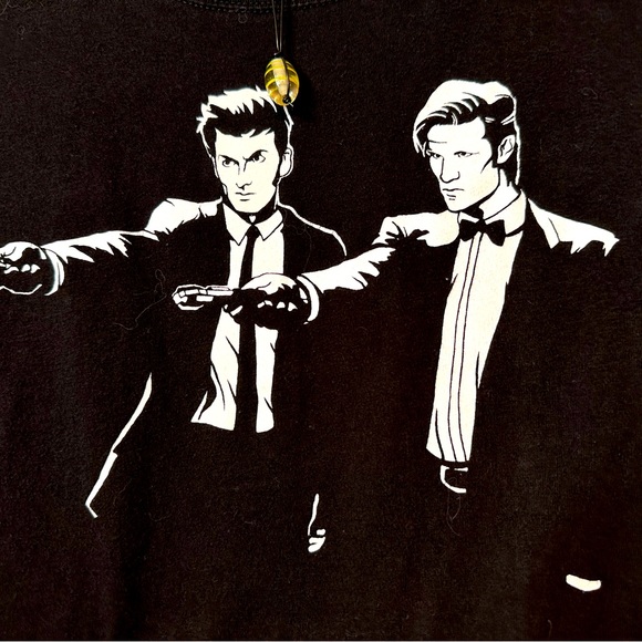 POP-CULTURE T-SHIRT - PULP FICTION DR 10 11 - T-Shirt Sz S - BLACK - Picture 12 of 13